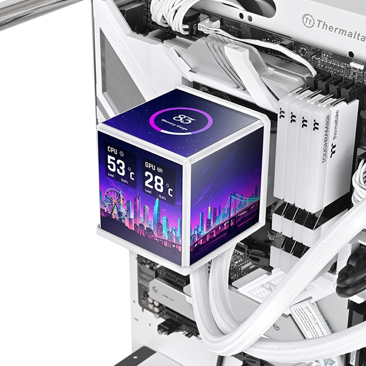 Thermaltake Minecube 360 Ultra AiO ARGB Fan white - CPU-Kühler - AMD Sockel AM2, Ansicht 2