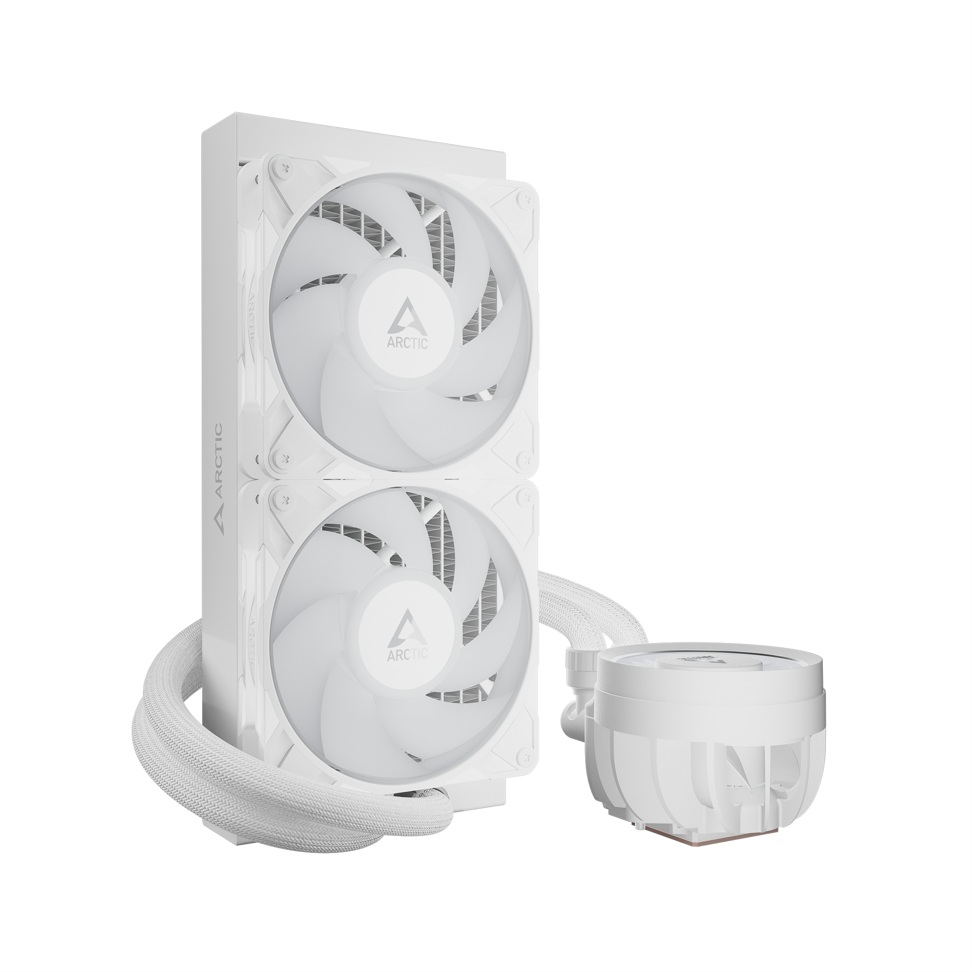 Arctic Liquid Freezer III Pro 240 A-RGB - Wasserkühlung - Kühlergröße: 240 mm - (für: AM5, AM4, LGA1700, LGA1851) - Weiß, Ansicht 2