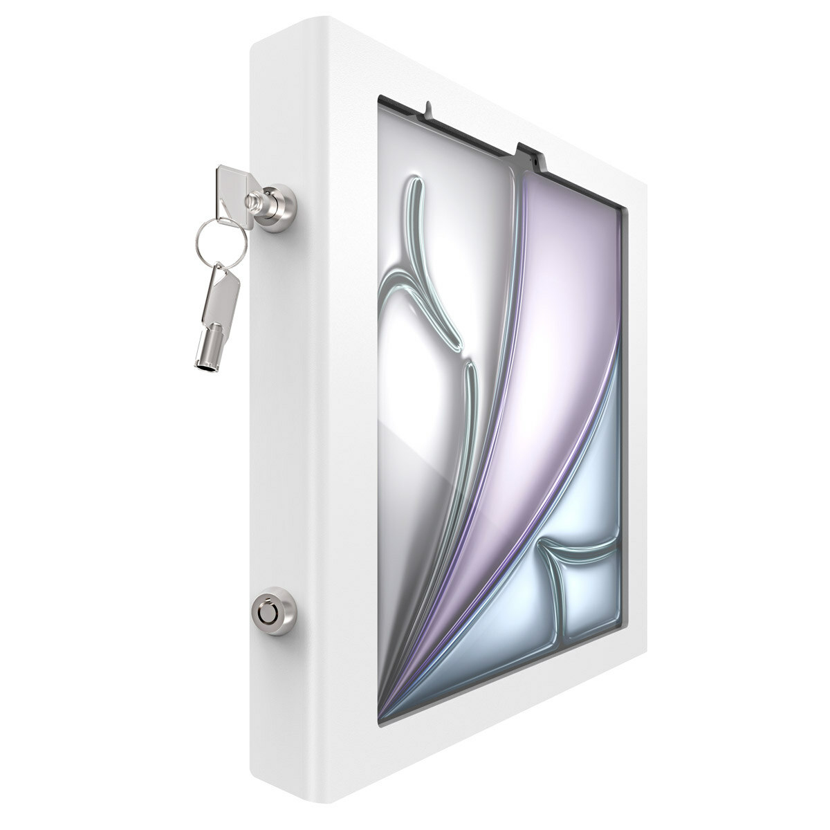 Compulocks iPad Air M2 & M3 13, Apex Enclosure Brandable Floor Stand - White - für Tablett - Bildschirmgröße: 13, Ansicht 2