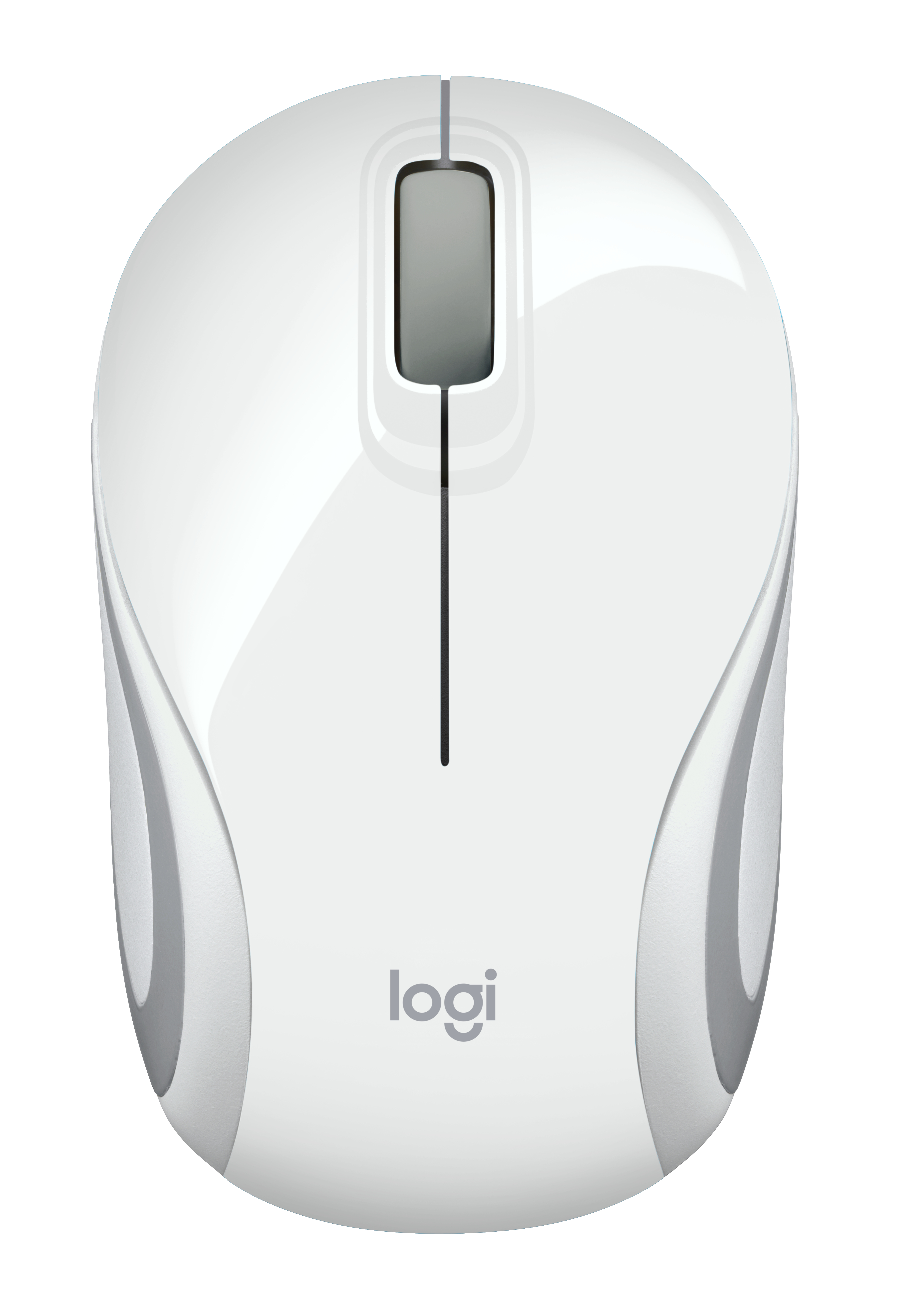 Logitech LGT-M187W, Beidhändig, Optisch, RF Wireless, 1000 DPI, Silber, Weiß