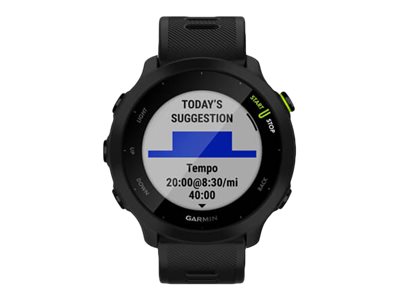 Garmin Forerunner 55 - Schwarz - Sportuhr mit Band - Silikon - schwarz - Anzeige 2.63 cm (1.04), Ansicht 5