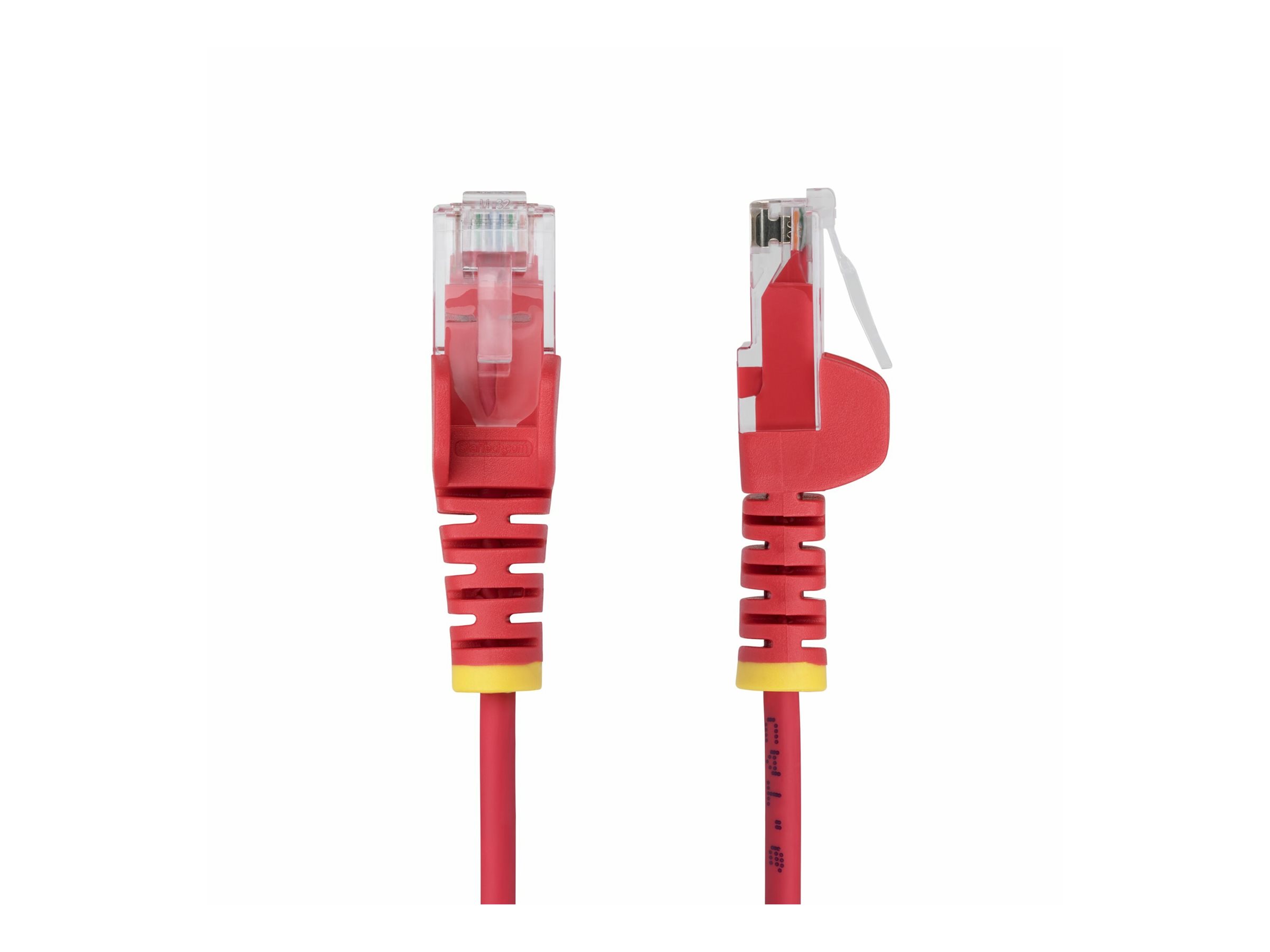 StarTech.com 15m Red Slim CAT6 Ethernet Cable, Snagless, 28AWG, LSZH - Patch-Kabel - RJ-45 (M), Ansicht 4