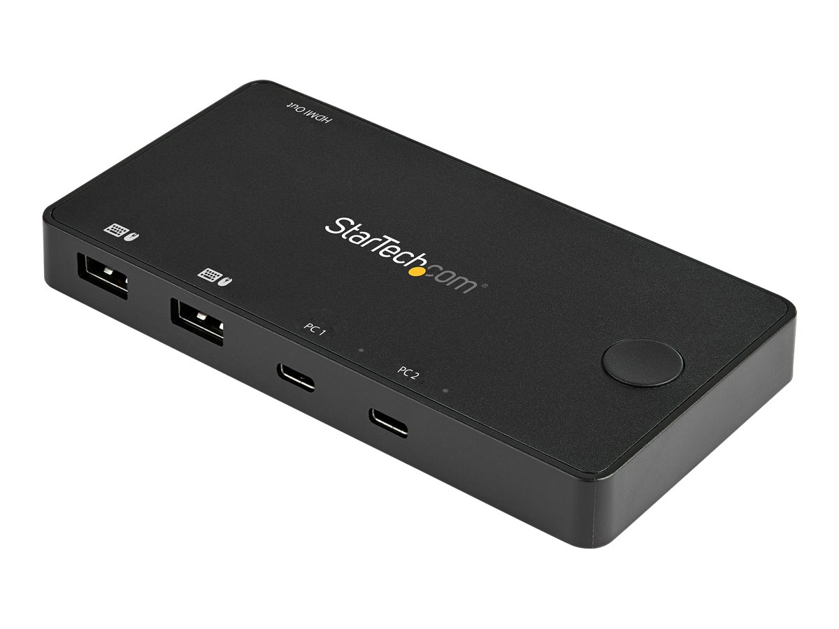 StarTech.com 2-Port USB-C KVM Switch - 4K 60Hz