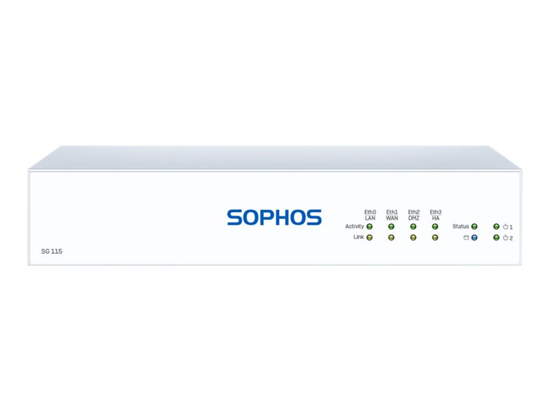 Sophos SG 115 Rev. 3 Security Appliance Appliance EU power cord (SG1BT3HEK)