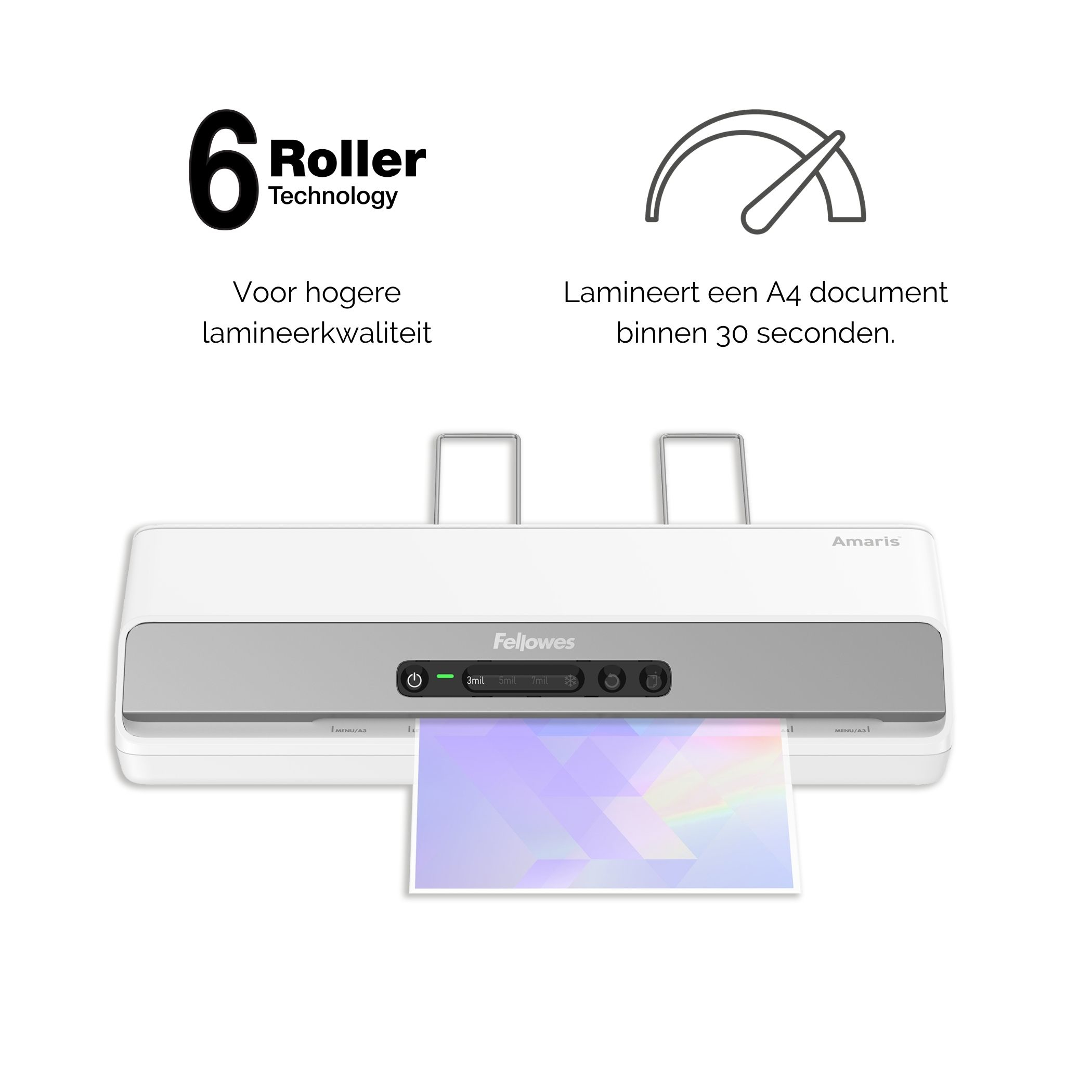 Fellowes Amaris A3 - Laminator - Heiß- oder Kaltlaminierer, Ansicht 4