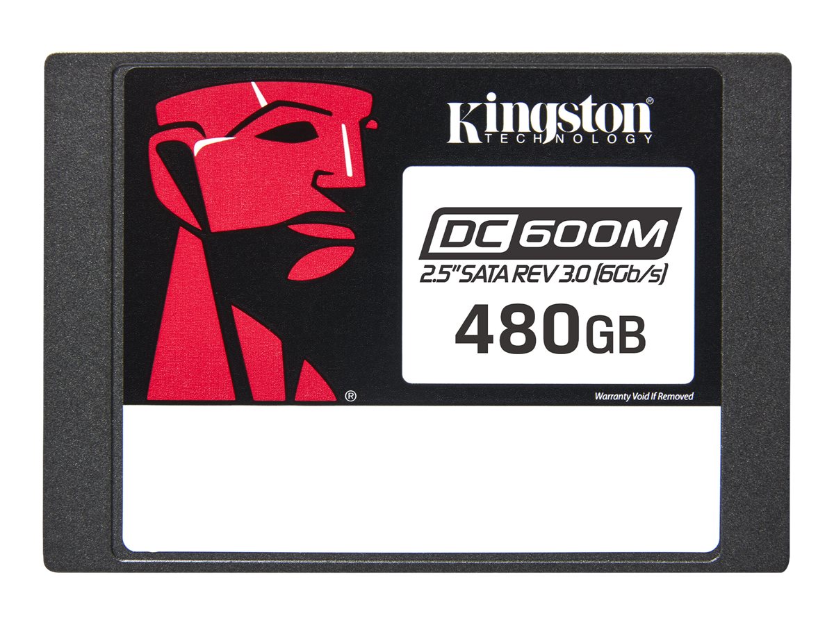 Kingston DC600M - SSD - Mixed Use - verschlüsselt - 480 GB - intern - 2.5" (6.4 cm)