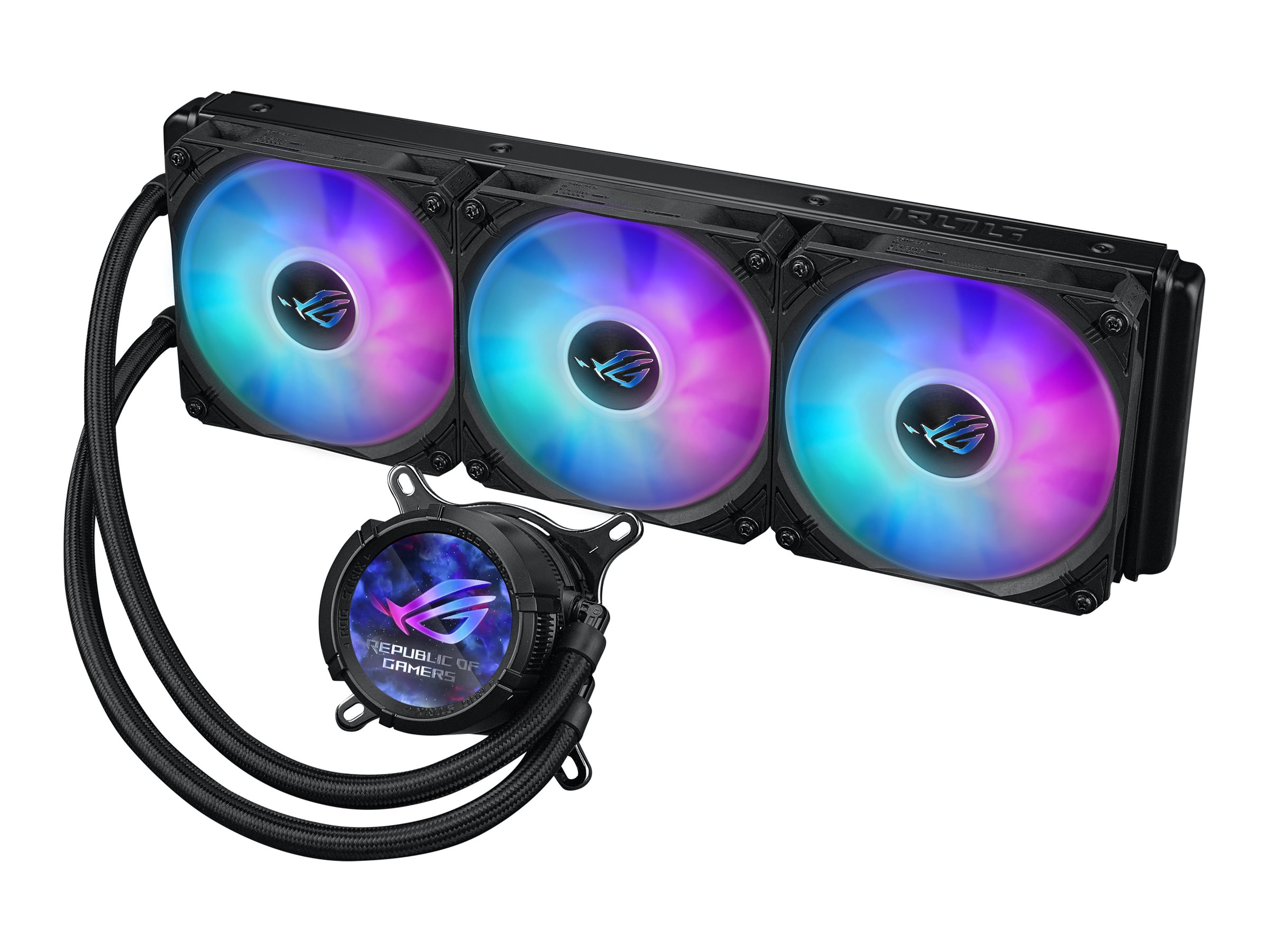 ASUS ROG STRIX LC III 360 ARGB LCD - Prozessor-Flüssigkeitskühlsystem - (für: LGA1700, LGA1200, LGA115x Socket, AM4, AM5)