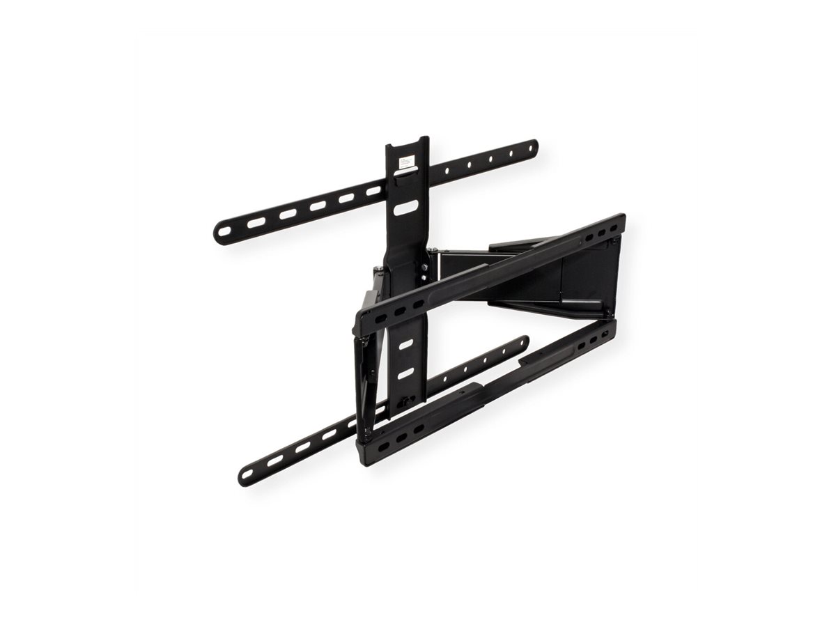 VALUE Befestigungskit (Wandmontage) - Ultra-dünn - für Flachbildschirm / LCD-Bildschirm - bis zu 50 kg - Metall - Schwarz - Bildschirmgröße: 109.2-228.6 cm (43"-90")