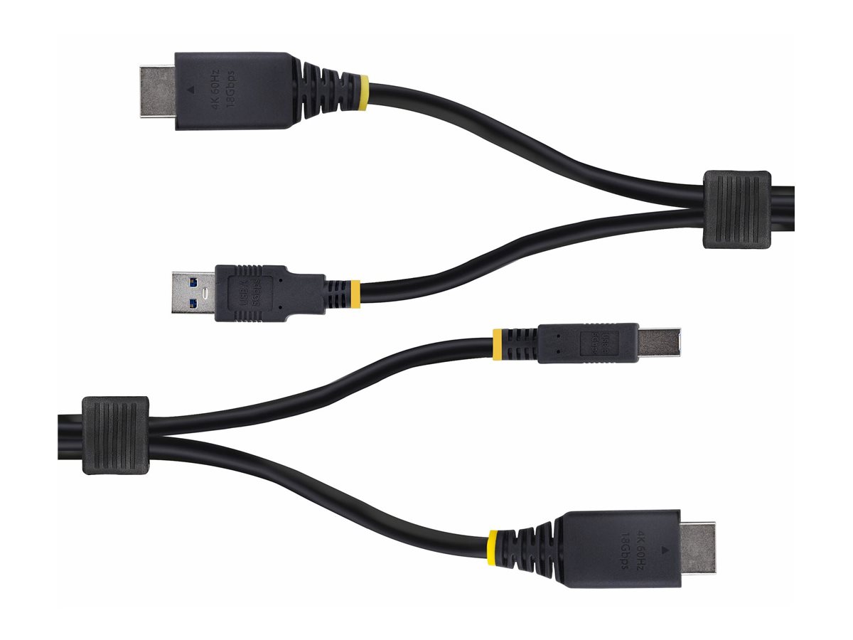StarTech.com 6ft (1.8m) HDMI and USB 5Gbps KVM Cable - Tastatur- / Video- / Maus- (KVM-), Ansicht 3