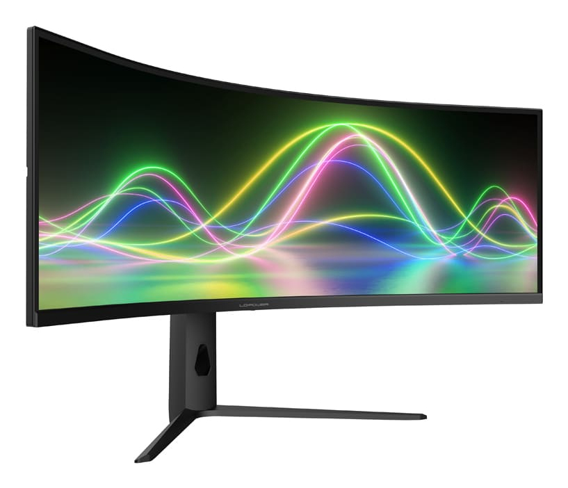 LC-Power 49 LC-M49QCK Curved VA+DP+2xHDMI - Flachbildschirm (TFT/LCD) - 124,5 cm, Ansicht 2