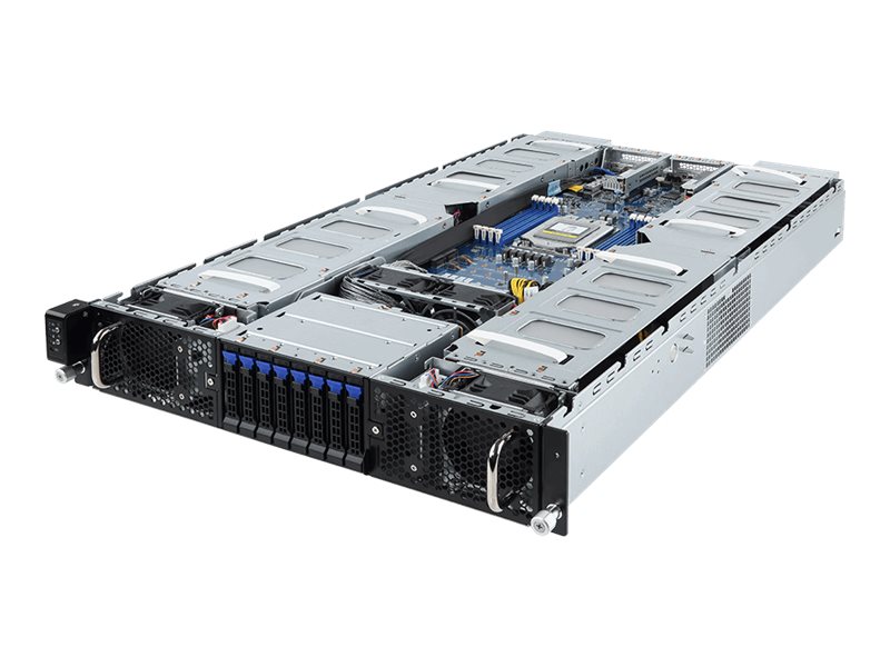 Gigabyte G291-Z20 (rev. A00) - Server - Rack-Montage - 2U - 1-Weg - keine CPU - RAM 0 GB - SATA - Hot-Swap 6.4 cm (2.5)