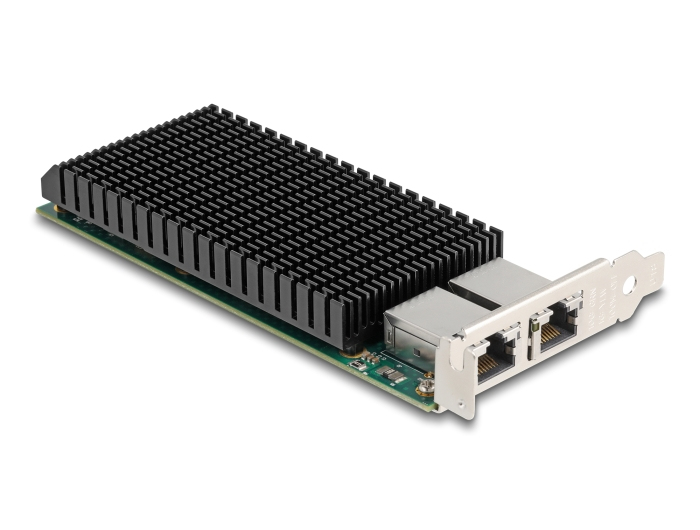 Delock PCI Express x8 Netzwerkkarte 10 Gigabit LAN 2 x RJ45 X540 - Netzwerkkarte, Ansicht 3