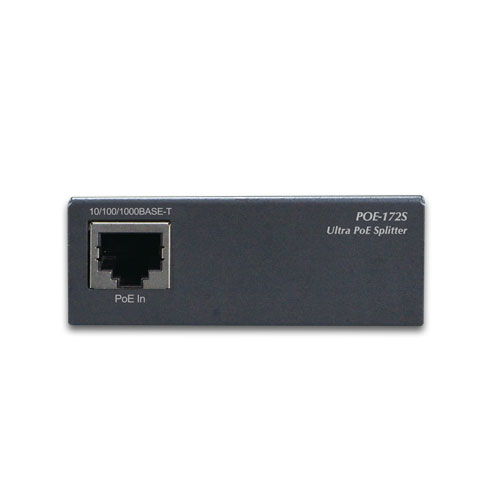 Planet POE-172S - IEEE 802.3 - IEEE 802.3ab - IEEE 802.3af - IEEE 802.3at - IEEE 802.3u - 10/100/1000Base-T(X) - Schwarz, Ansicht 3