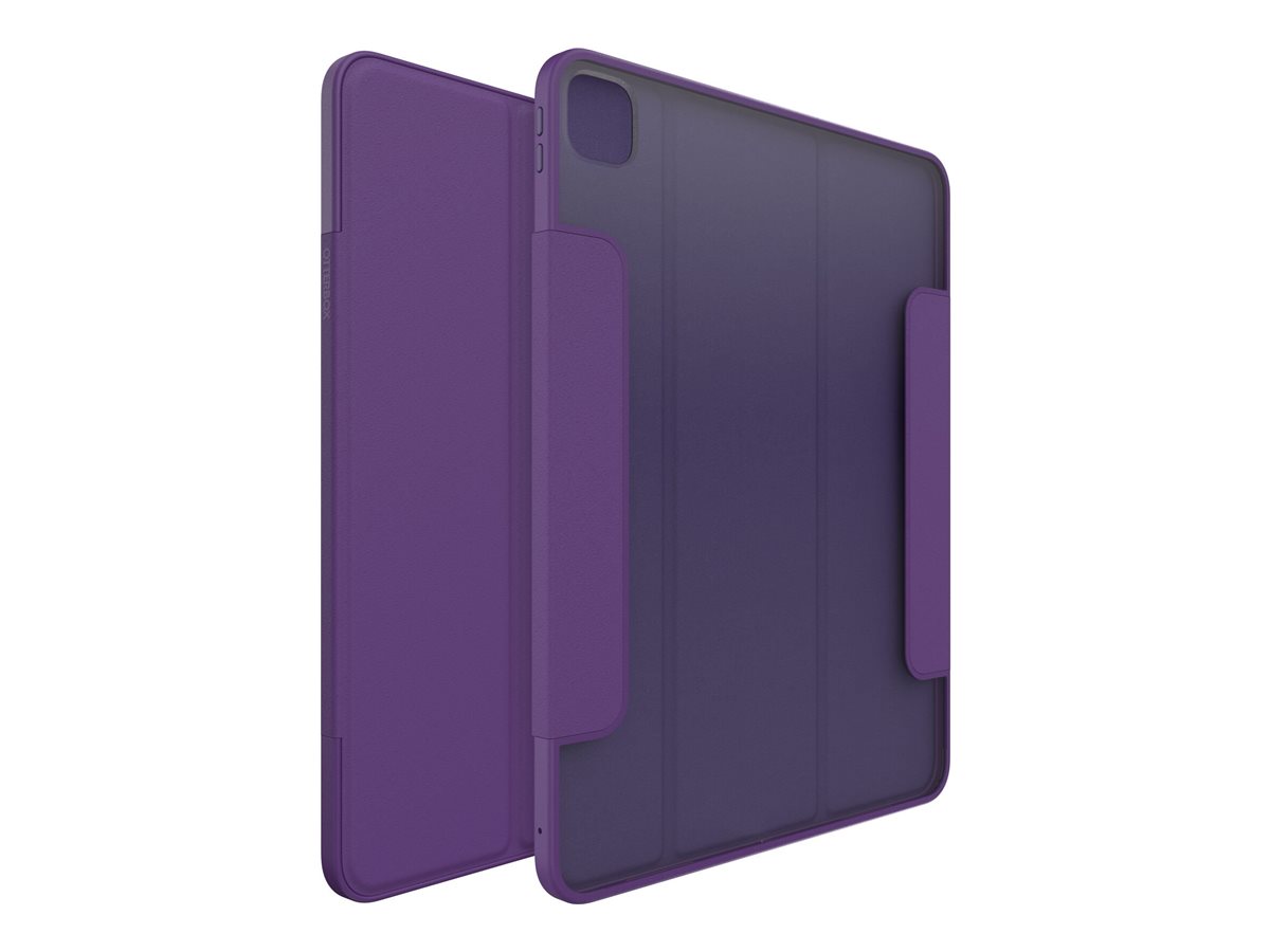 OtterBox Symmetry Folio Series - Flip-Hülle für Tablet - Polycarbonat Kunstfaser - Figment (transparentviolett)
