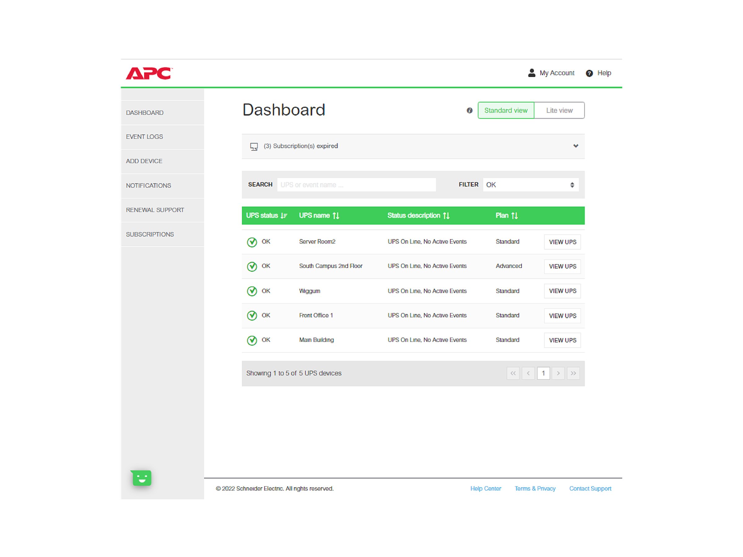 APC SmartConnect Standard Plan - Abonnement-Lizenz (3 Jahre)