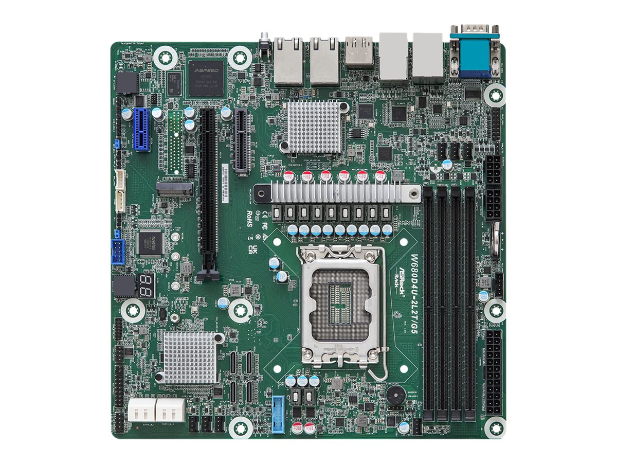 ASRock Rack W680D4U-2L2T/G5 - Motherboard - micro ATX