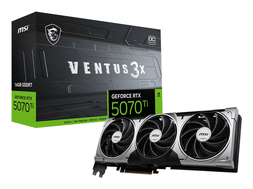 MSI GeForce RTX 5070 Ti 16G VENTUS 3X OC - Grafikkarten, Ansicht 2