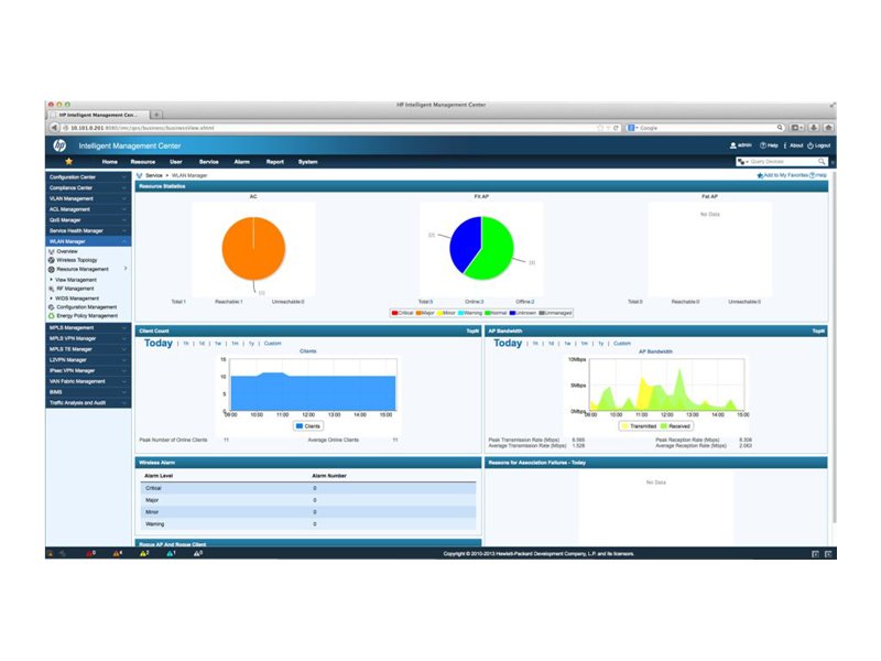 HPE Intelligent Management Center Wireless Service