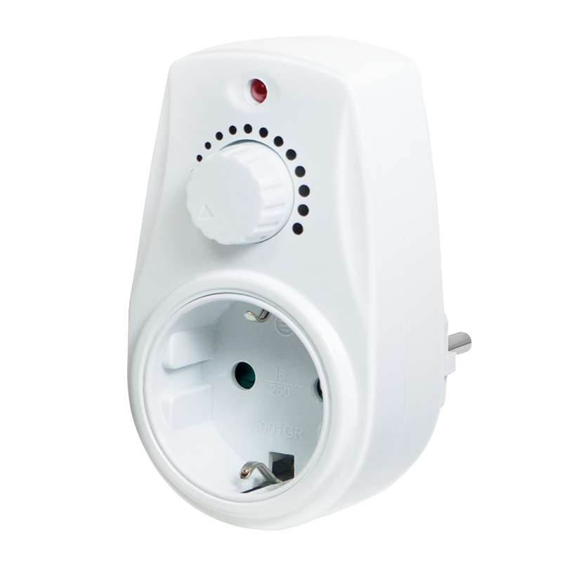 LogiLink Dimmer Weiß - Kindersicherung, LED-Anzeiger, bis 280 Watt, Ansicht 2