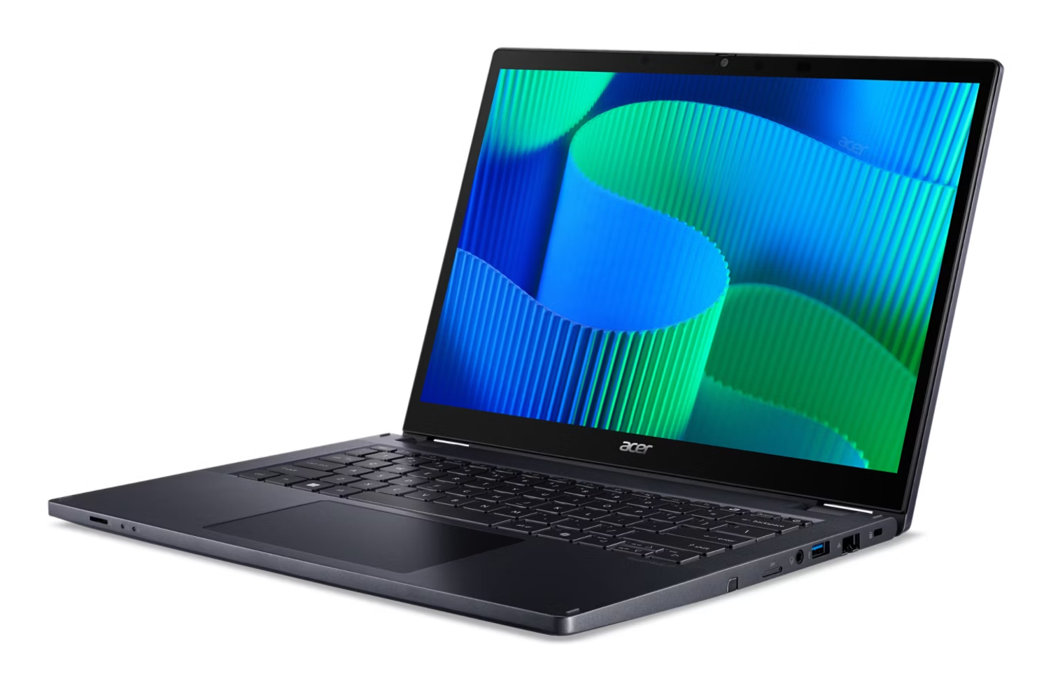 Acer TravelMate P4 Spin 14 TMP414RN-54 - Intel Core Ultra 7 155U - 16 GB RAM - 512 GB SSD - 14 - TL: Deutsch, QWERTZ, Ansicht 3