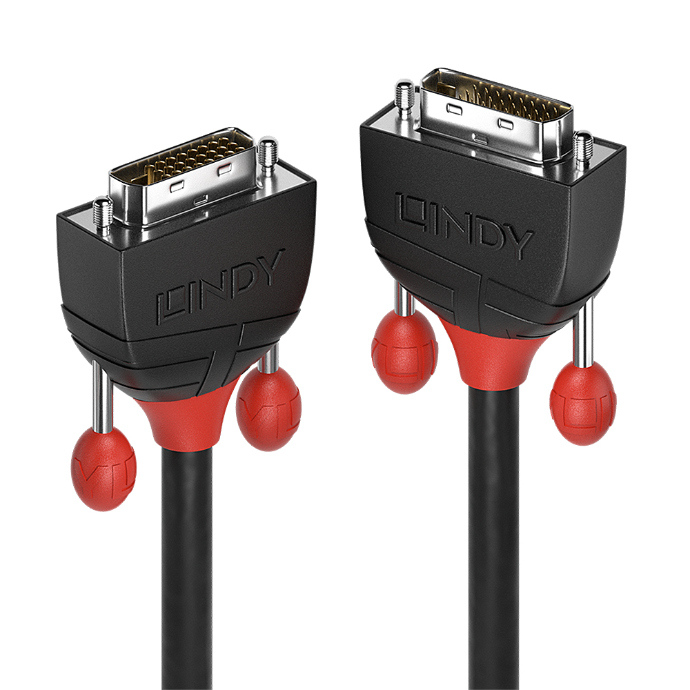 Lindy Black Line - DVI-Kabel - Dual Link - DVI-D (M), Ansicht 2