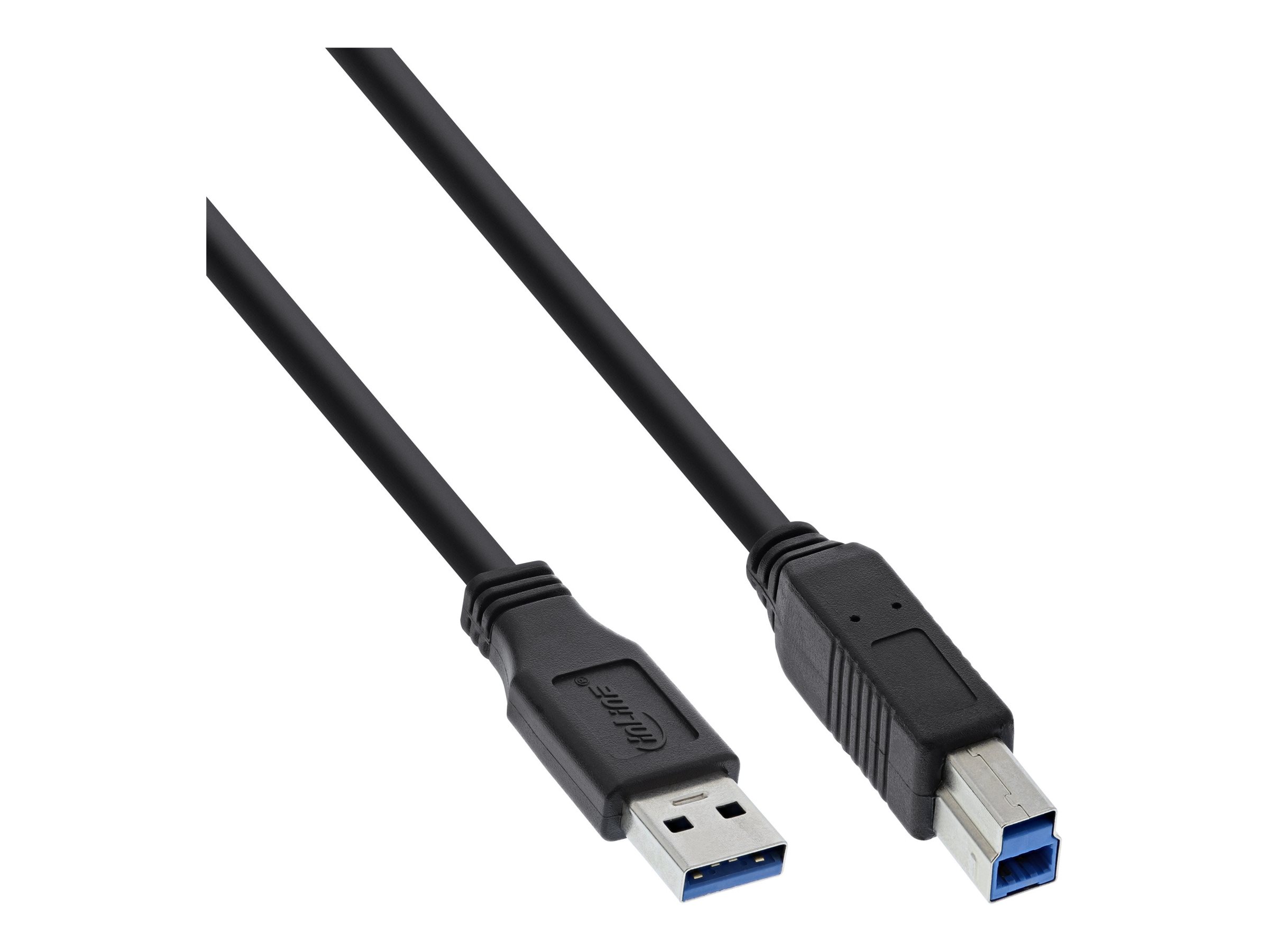 InLine USB 3.2 Gen.1 Kabel - A an B - schwarz - 1m