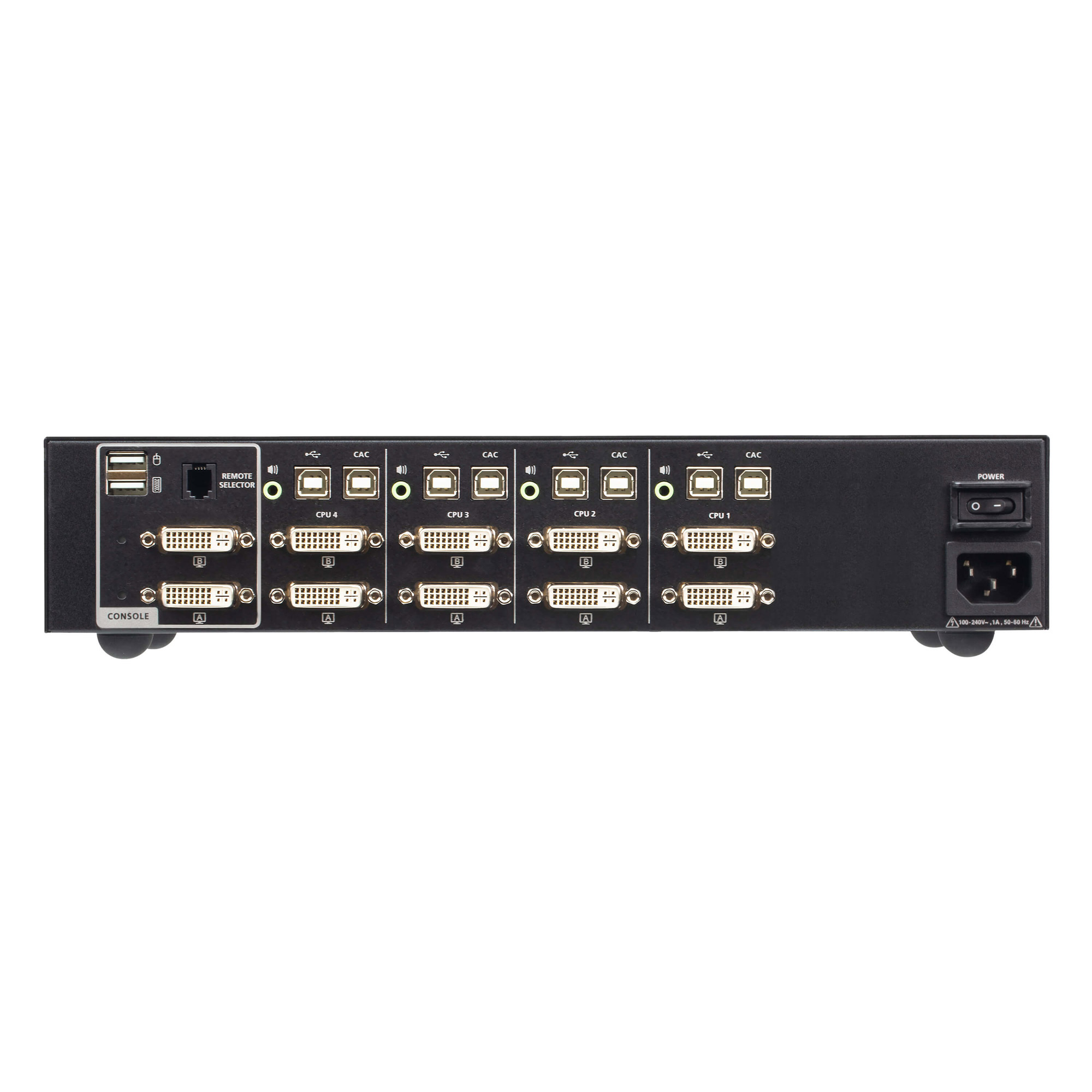 ATEN CS1144D4C - PSD PP v4.0 Compliant - KVM-Audio-Switch