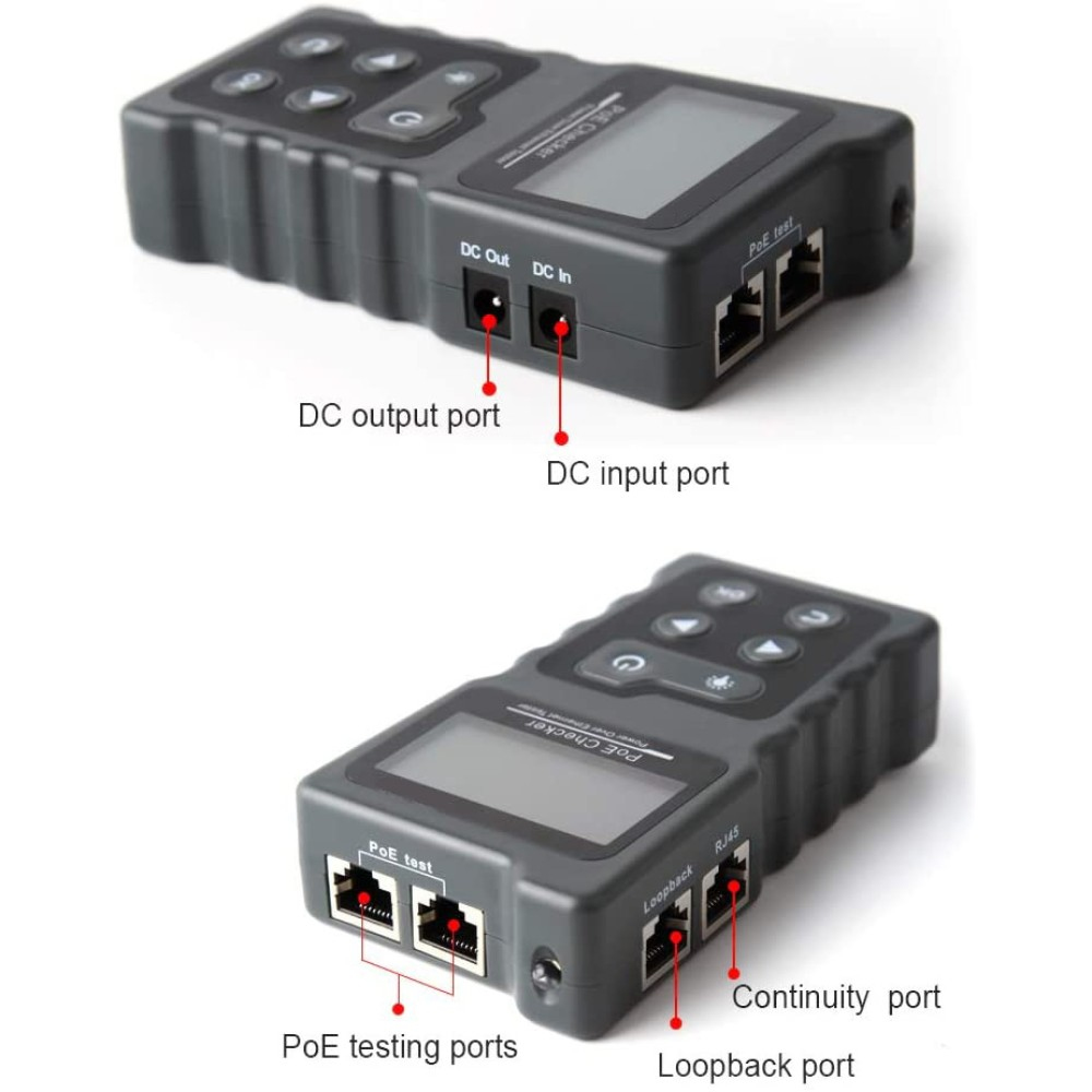 Techly Professioneller PoE RJ45 Tester - Kabel - Netzwerk, Ansicht 4