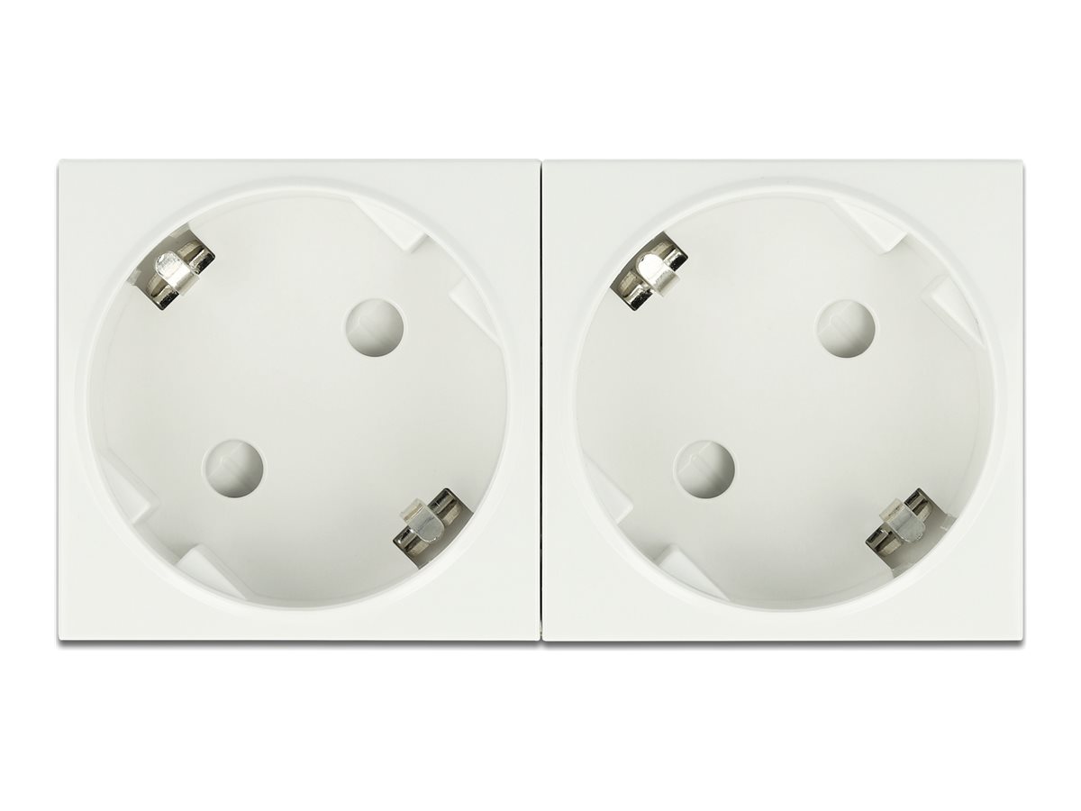 Delock Easy 45 - Steckdose - 2P - Typ F - mit