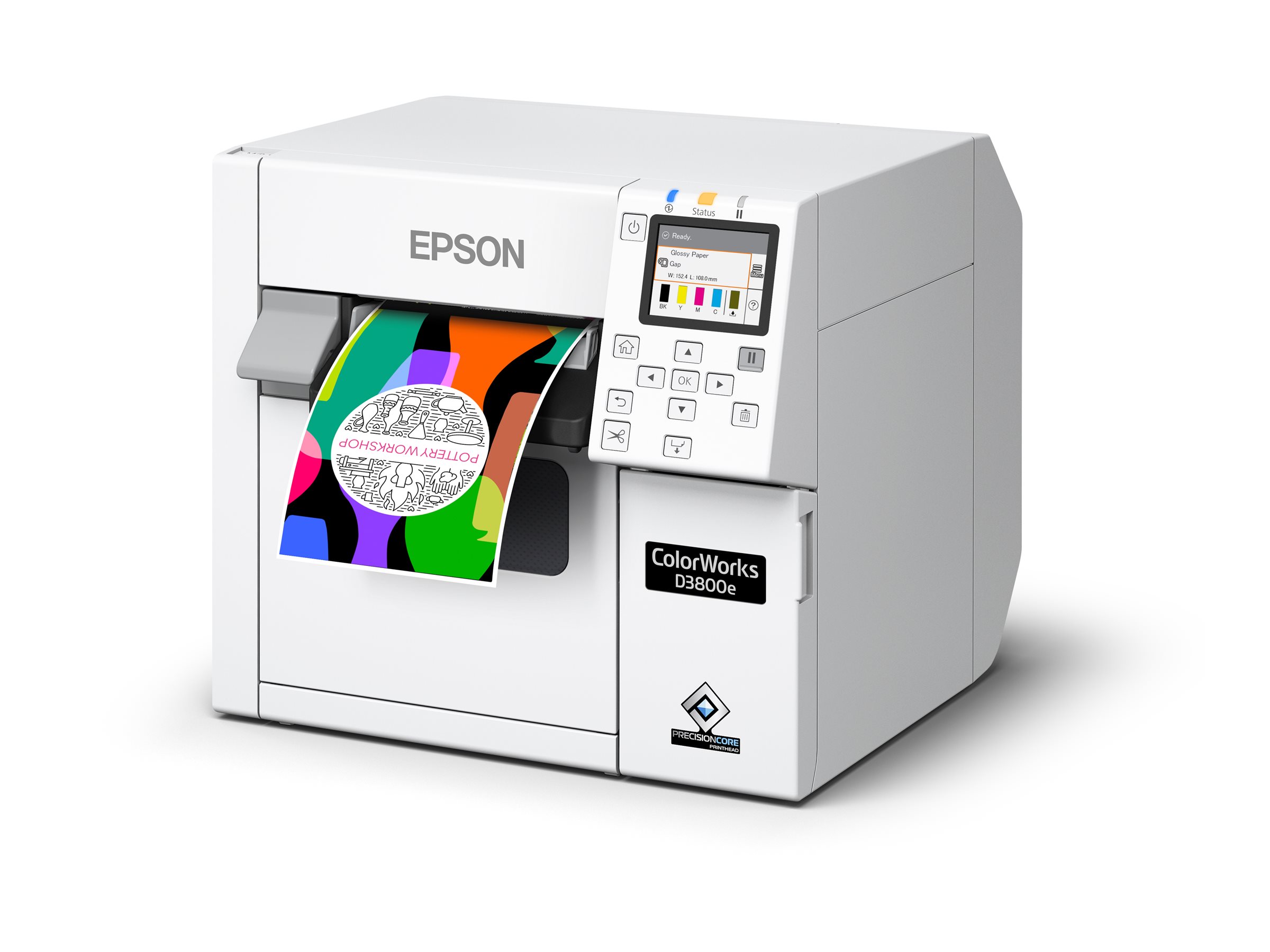 Epson ColorWorks D3800e - Etikettendrucker - Farbe - Tintenstrahl - Rolle (10,8 cm)