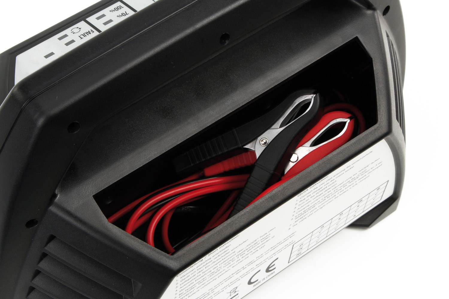 Ansmann ALCT6-24/10 - 6/12/24 V - 10 A - 230 V - Kurzschluß - Schwarz - 270 mm, Ansicht 3