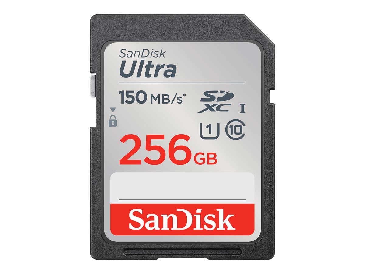 SANDISK Ultra 256GB SDXC Memory Card (SDSDUNC-256G-GN6IN)