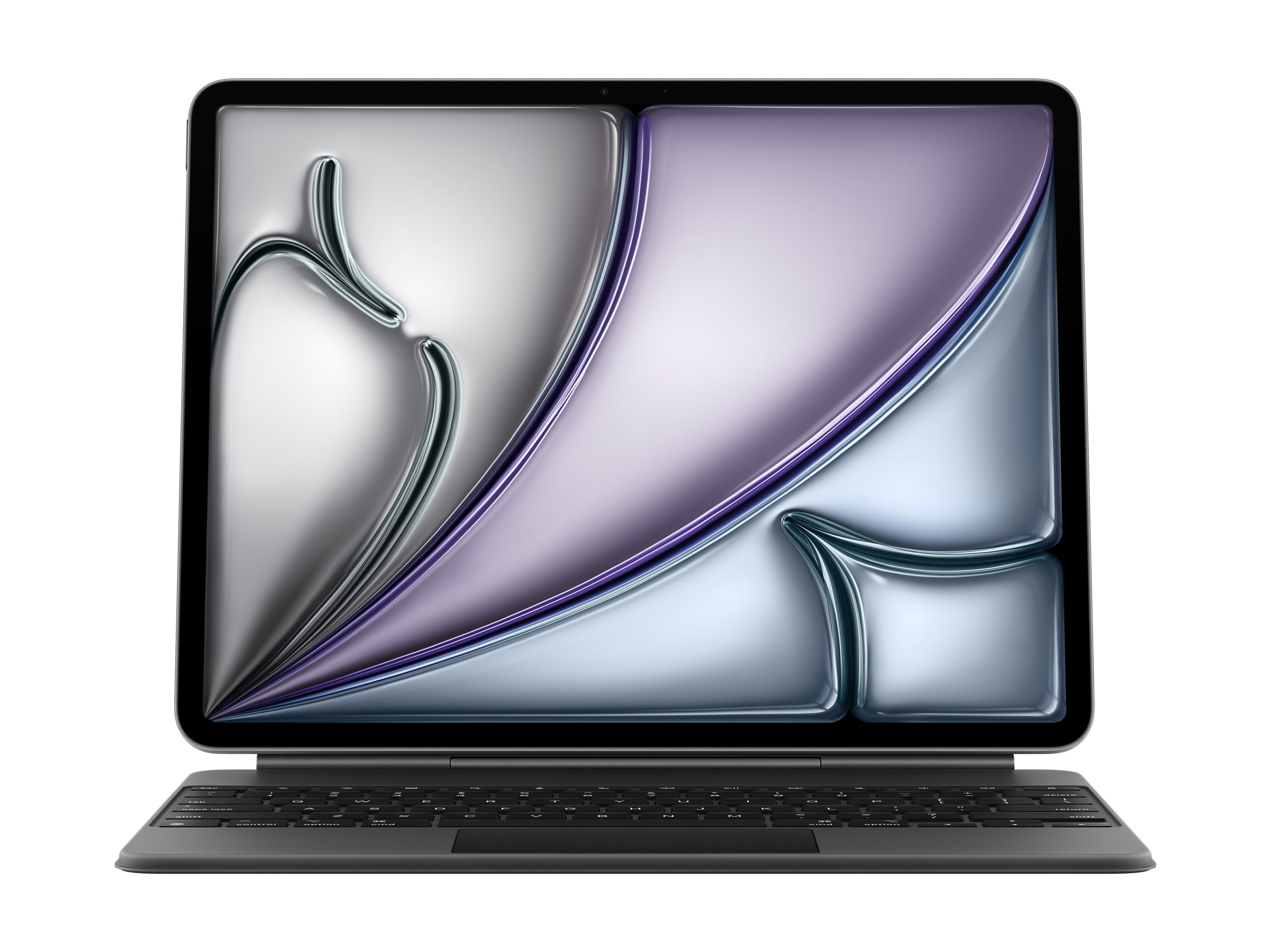 Apple Magic Keyboard - Tastatur und Foliohülle - mit Trackpad - Apple Smart connector - QWERTZ - Deutsch - Schwarz, Ansicht 3