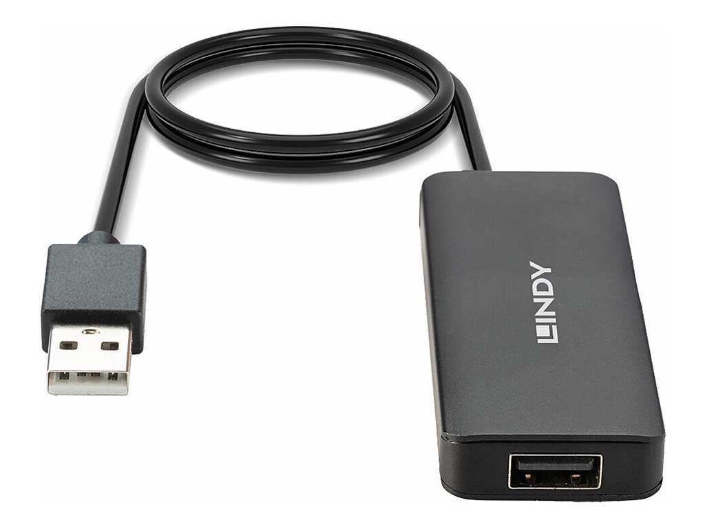 Lindy Hub - 4 x USB 2.0 - Desktop, Ansicht 5