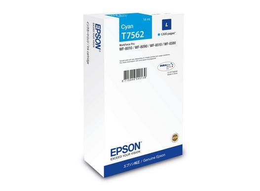 Epson T7562 - 14 ml - L-Größe - Cyan - original, Ansicht 2