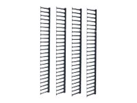 APC Kabelführungsplatte für Schaltschrank - Schwarz - 48U - TAA-konform (Packung mit 4)