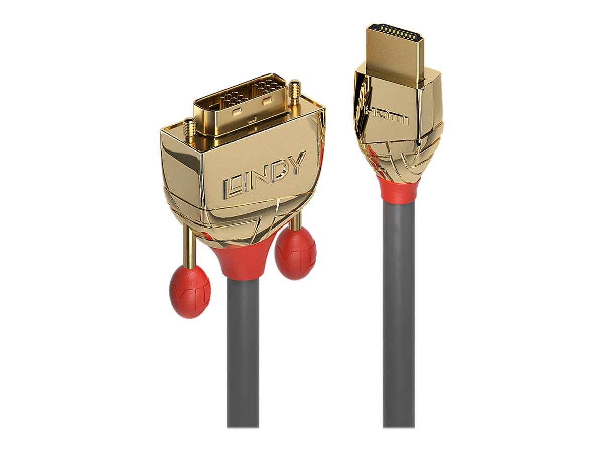 Lindy Gold - Videokabel - Single Link - DVI-D (M)