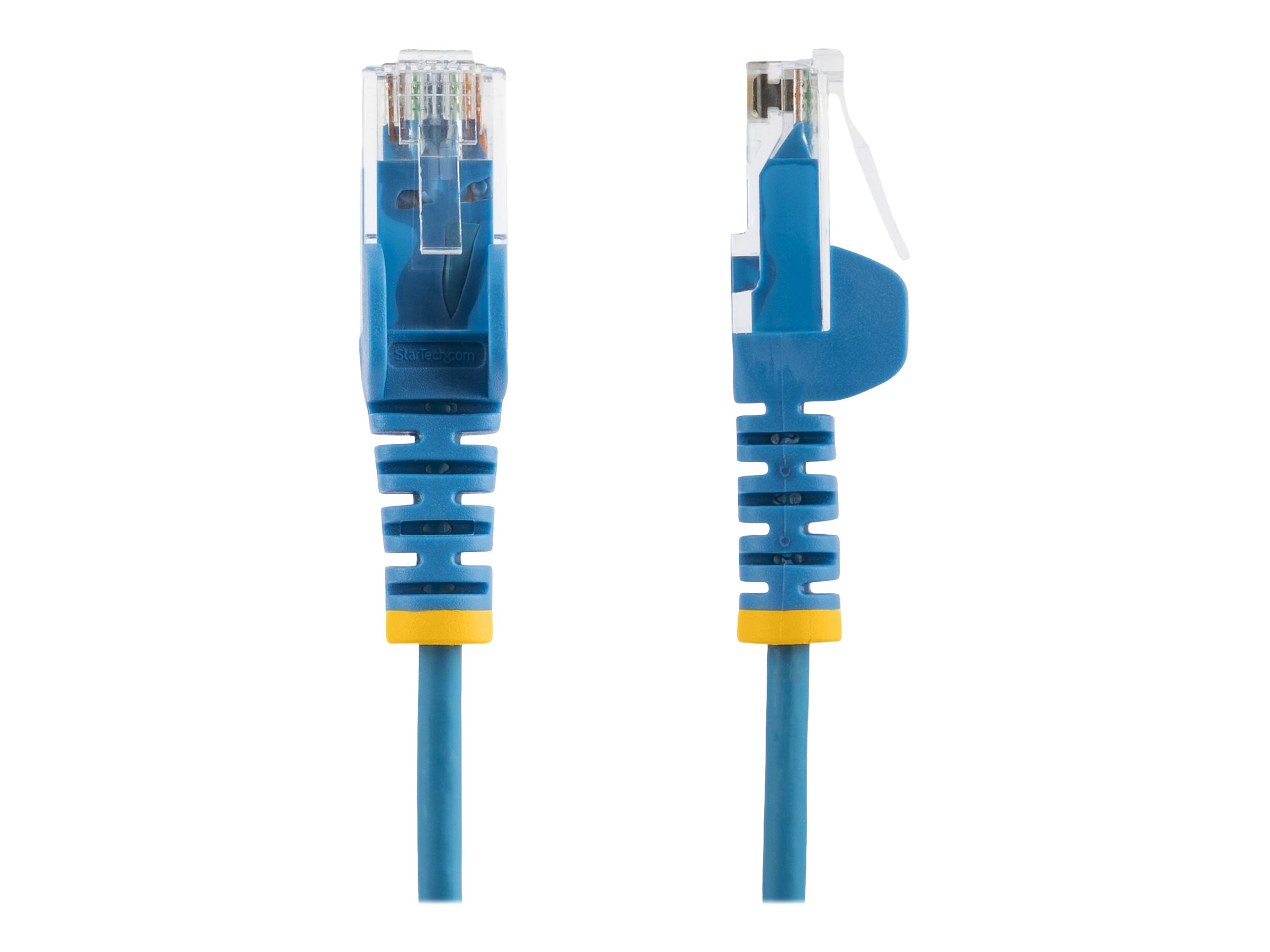 StarTech.com 50cm Slim LSZH CAT6 Ethernet Cable, 10 Gigabit Snagless RJ45 100W PoE Patch Cord, CAT 6 10GbE UTP Network Cable w/Strain Relief, Blue, ETL, Low Smoke Zero Halogen - Category 6 - 28AWG (N6PAT50CMBLS)