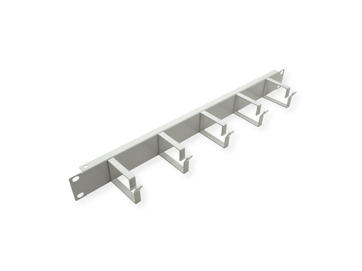 ROLINE 19 Zoll Rangierpanel 1 HE 40x60mm grau, Ansicht 2