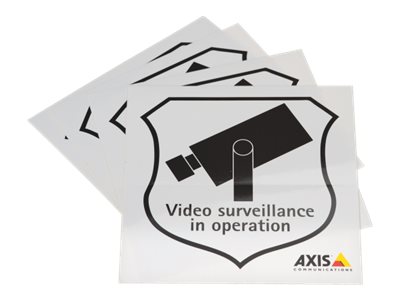 Axis Surveillance Sticker - Aufkleber (Packung mit 50) (5502-821)