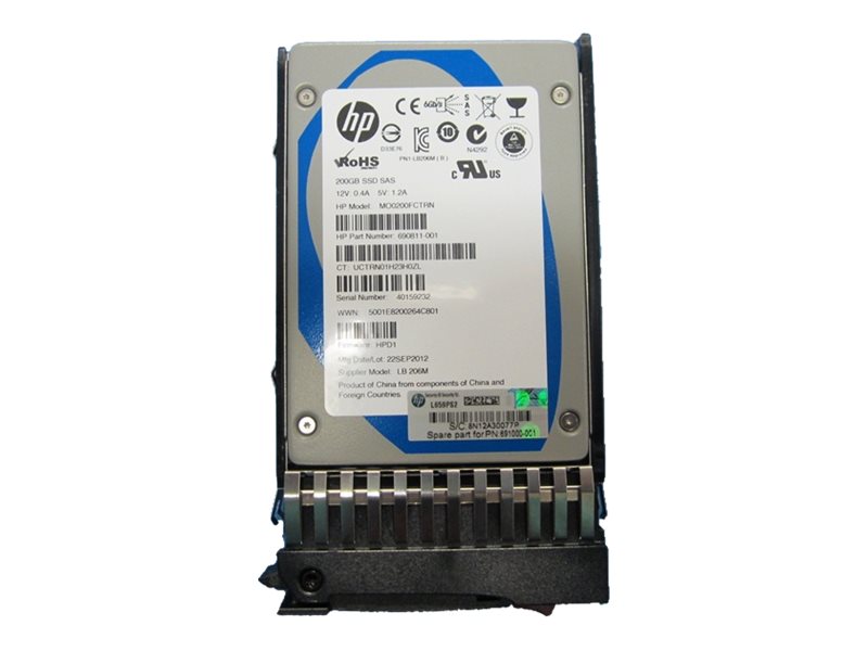 HP Enterprise 200GB ME 2.5INCH EM SAS SSD (691000-001) - REFURB