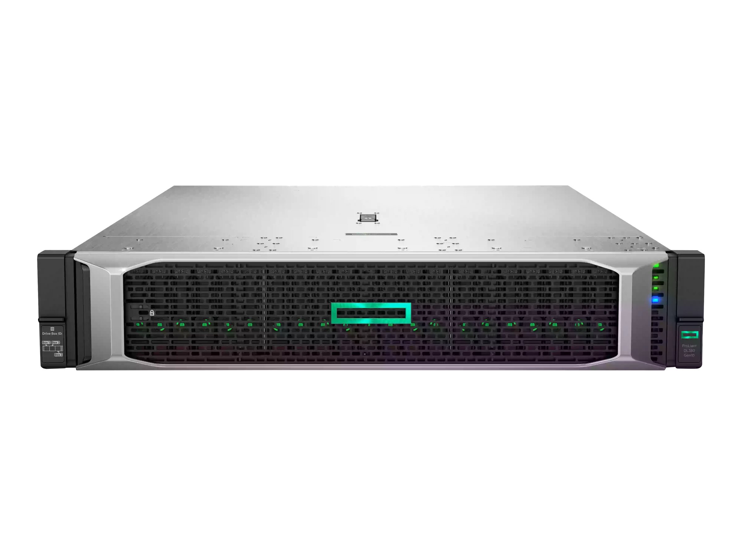 HPE ProLiant DL380 Gen10 - Server - Rack-Montage - 2U - zweiweg - 1 x Xeon Silver 4210R  2.4 GHz - RAM 32 GB - SATASAS - Hot-Swap 6.4 cm (2.5)