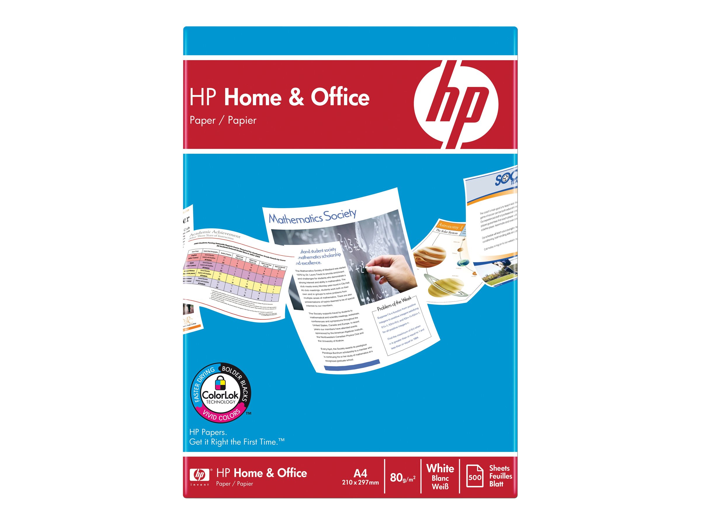 Hewlett Packard (HP) HP Home & Office Paper A 4, 80 g, 500 Blatt     CHP 150