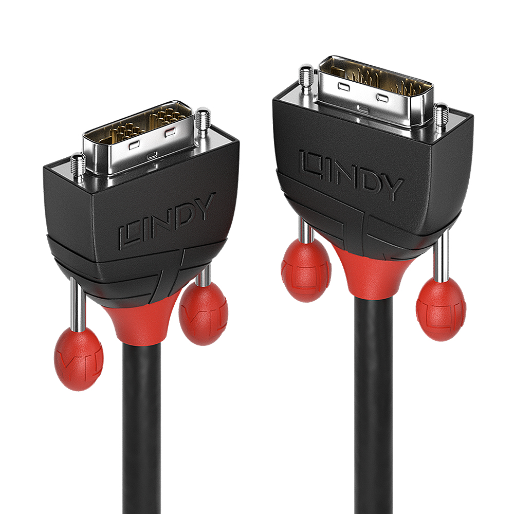 Lindy Black Line - DVI-Kabel - Single Link - DVI-D (M), Ansicht 2