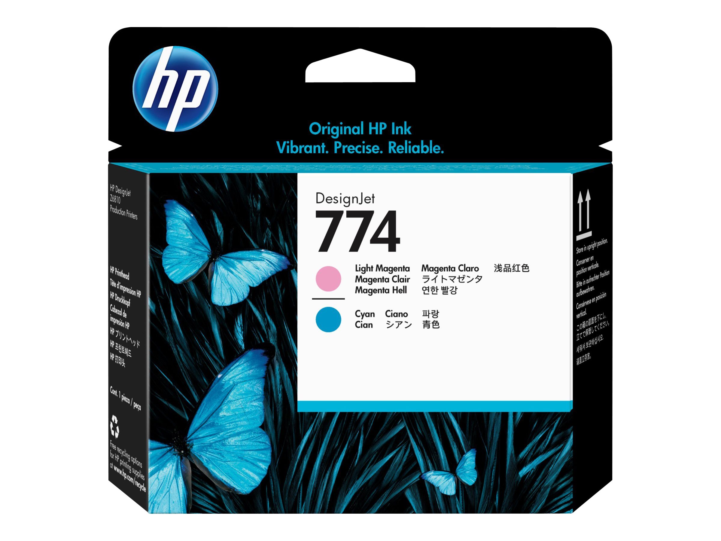 HP 774 - Hellmagentafarben hell Cyan - Druckkopf