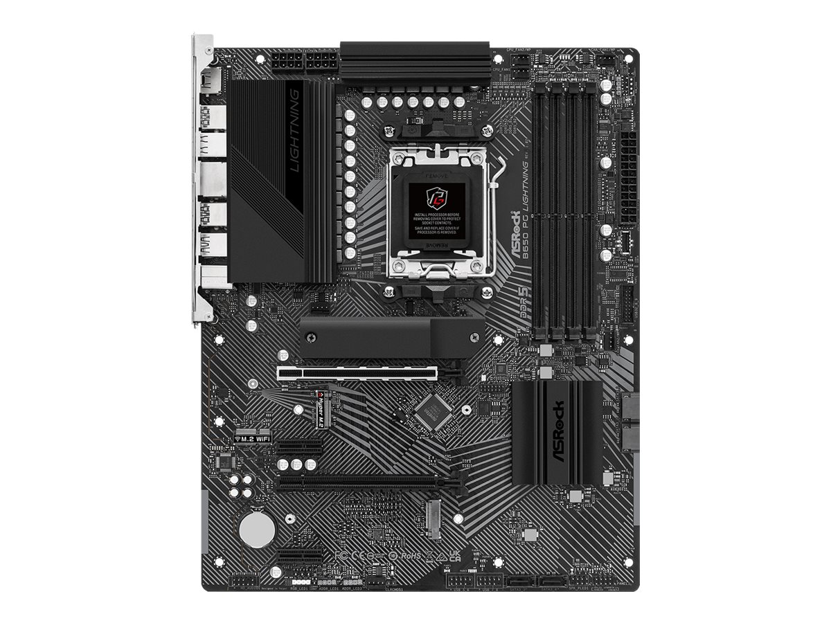 ASRock B650 PG Lightning - Motherboard - ATX - Socket AM5 - AMD B650 Chipsatz - USB 3.2 Gen 1, USB-C 3.2 Gen2, USB-C 3.2