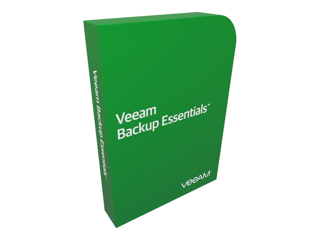 Veeam Backup Essentials Standard for VMware - Lizenz + 1 Year Maintenance & Support - 2 Anschlüsse - ESD