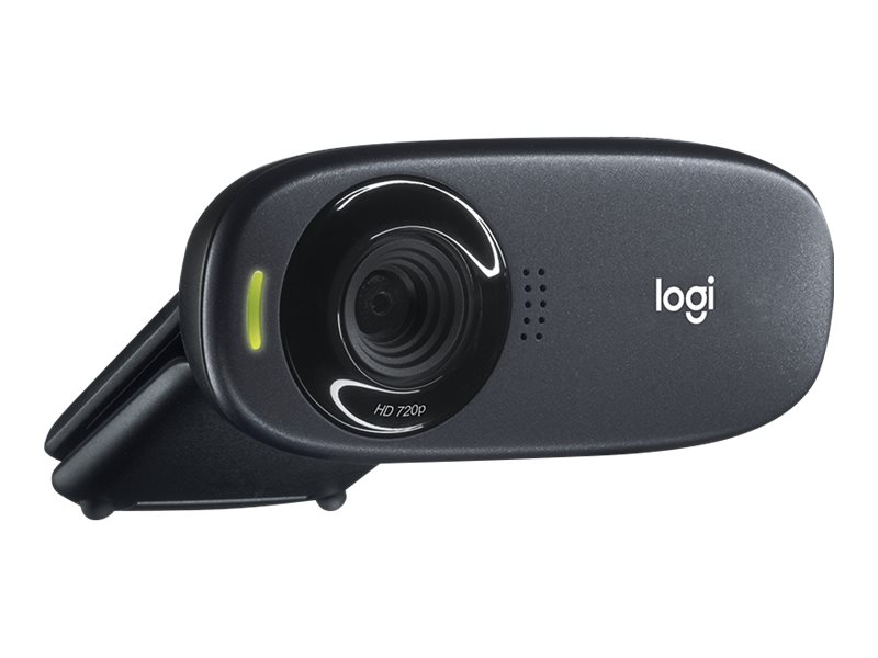 Logitech 960-000585 - 1280 x 720 Pixel - 5 MP - USB - Schwarz - MacOS - Android, Ansicht 3