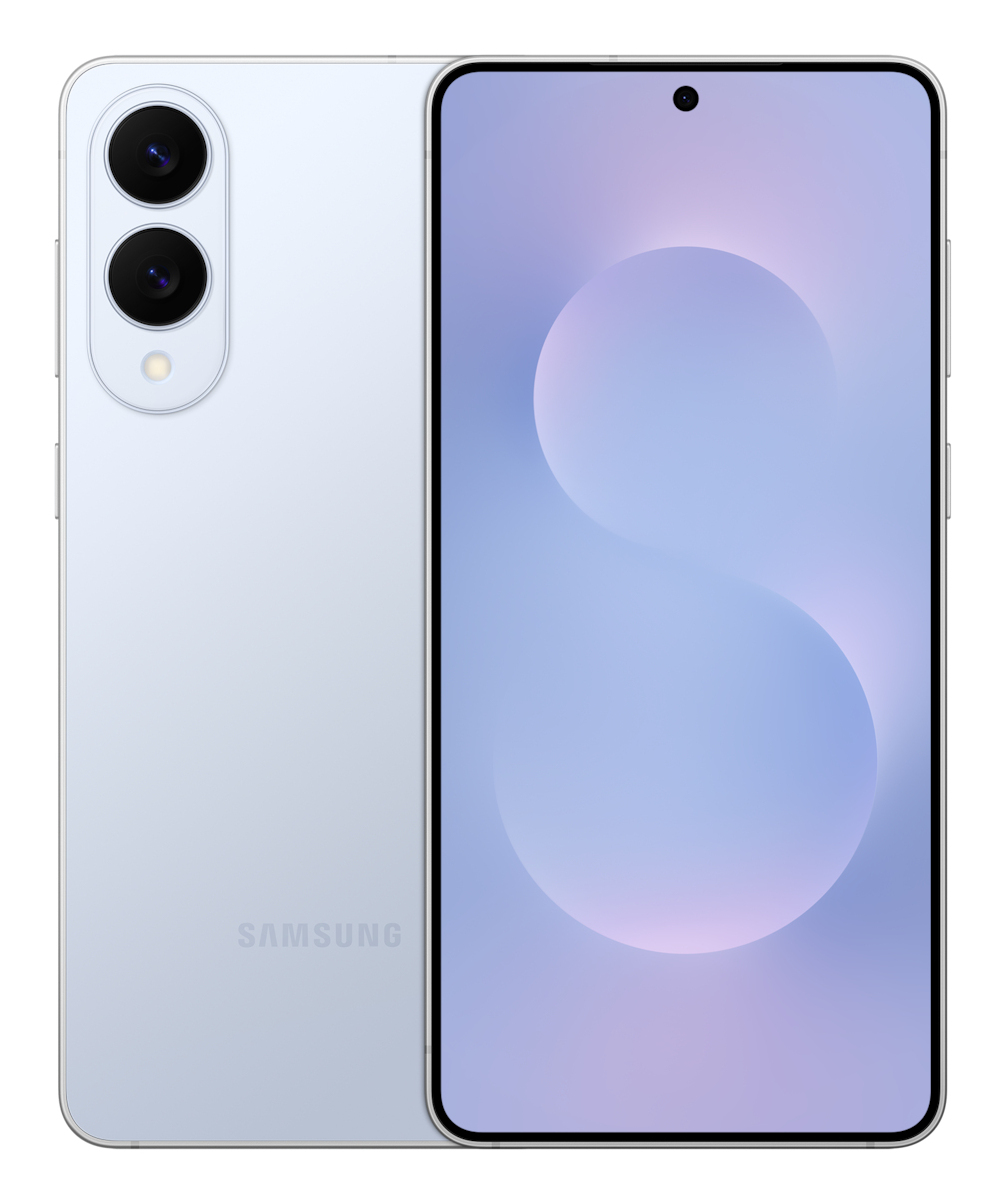 Samsung Galaxy S25 Edge - Dual-SIM - RAM 12 GB / Speicher 256 GB - OLED-Display - 6.7 - 120 Hz - blau Titanium Icy Blue, Ansicht 2