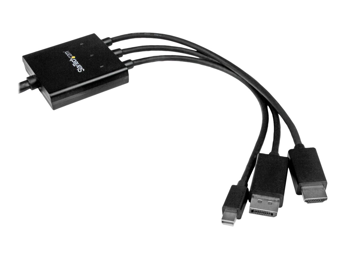 StarTech.com Startech 2m HDMI, DisplayPort oder Mini DisplayPort auf HDMI Konverter Kabel - HDMI, DP oder Mini DP zu HDMI Adapterkabel - Videoadapter - HDMI, DisplayPort, Mini DisplayPort männlich zu HDMI, Mikro-USB Typ B (nur Strom)